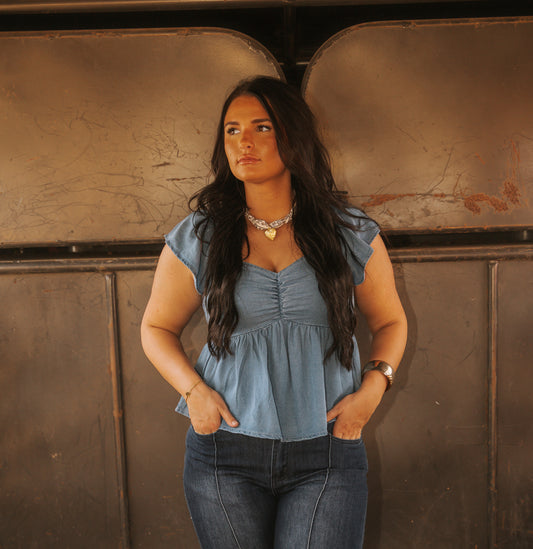 Denim Blouse