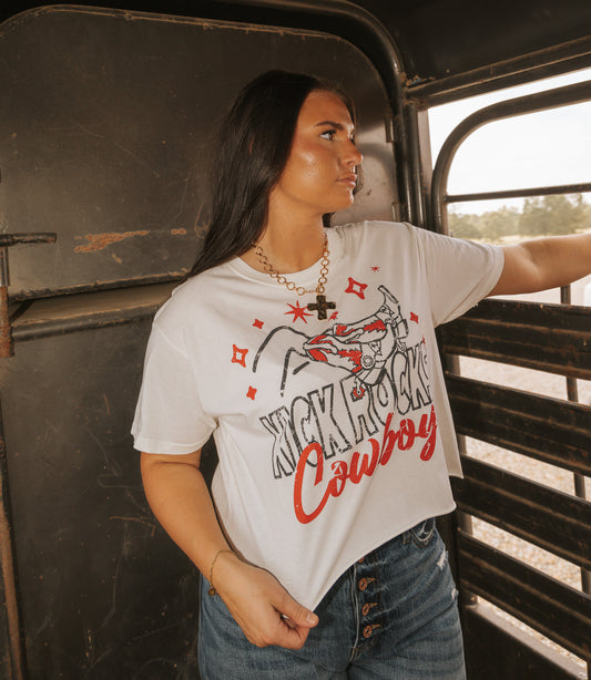 Kick Rocks Cowboy Graphic T shirt