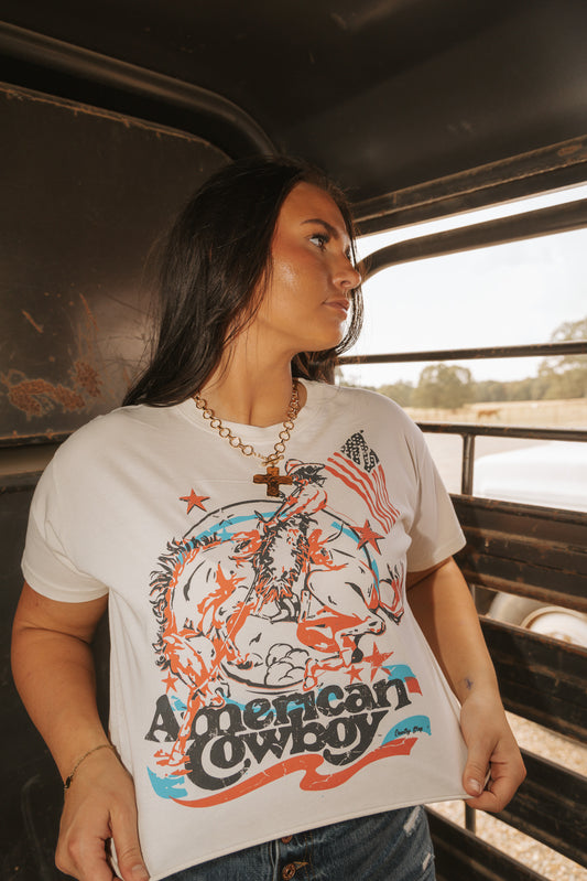 American Cowboy Graphic T shirt