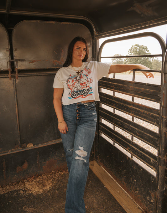 American Cowboy Graphic T shirt