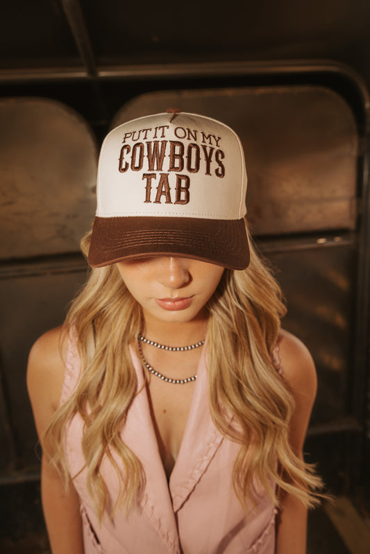 Put it on my cowboys tab ball cap